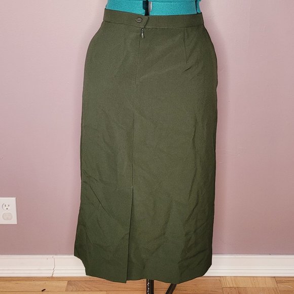 Liz Baker Green Pencil Skirt - Size 16 - Picture 2 of 2